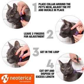 img 1 attached to 🐈 Relaxivet Calming Collar for Cats: Enhanced DE-Stress Formula to Reduce Travel Anxiety, Fireworks, Thunder, Vet Visits; Relieves Stress, Scratching, and Fighting