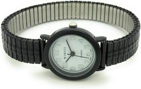 img 2 attached to ⌚ Всегда стильные: Классические эластичные модные женские часы для дам