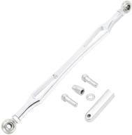 amazicha chrome gear shift linkage: perfect fit for harley davidson softail dyna touring road king electra street glide tri glide (1986-2021) logo