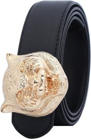 img 2 attached to 🔥 Premium Yuangu Buckle Italian Leather Belts: Exceptional 41 3Inch Men's Accessories