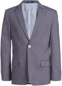 img 2 attached to IZOD Patterned Blazer Jacket English Boys' Clothing for Suits & Sport Coats