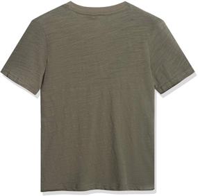 img 3 attached to 👕 CUNYI Boys' Short Sleeve V-Neck T-Shirt with Pocket: Stylish Summer Tops for Little Ones