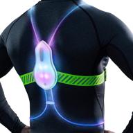 noxgear tracer360 - multicolor illuminated, reflective vest for running or cycling (weatherproof): stay safe and visible during your outdoor activities. logo