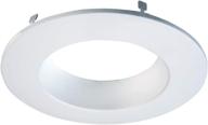 🎨 paintable white trim ring for rl460wh series led retrofit, 4-inch - halo rl4trmwh logo