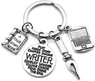 story lover laptop keychain: a must-have for writers logo