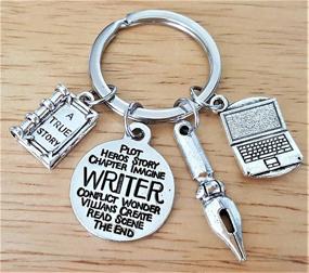 img 1 attached to Story Lover Laptop Keychain: A Must-Have for Writers