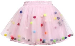 img 4 attached to 👧 Meeyou Little Girls Layered Skirt - Girls' Apparel for Skirts & Skorts