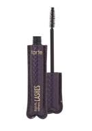 💧 tarte lights, camera, splashes! waterproof mascara - black full size: stay stunningly smudge-proof all day! logo