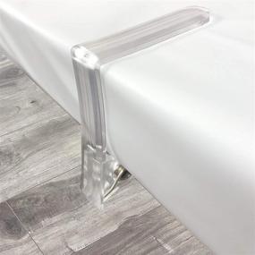 img 4 attached to 🎉 Reusable Transparent Plastic Tablecloth: Perfect for Parties & Events!