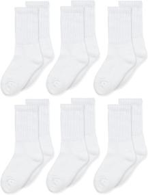 img 3 attached to Jefferies Socks Boys Seamless Toe Crew Athletic Socks 6-pack