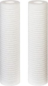 img 4 attached to Filtrete Standard Capacity Grooved Whole House Water Filters - Basic Filtration (2 Pack, Lasts 3 Months)
