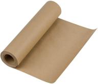 🎨 ruspepa 12-inch x 100-ft brown kraft paper roll - natural recyclable paper ideal for crafts, art, small wrapping, packing, postal, shipping, dunnage & parcel logo