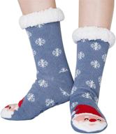 bfustyle reindeer snowflake christmas stockings for girls' apparel logo