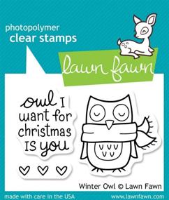 img 1 attached to 🦉 Winter Owl Stamp Set by Lawn Fawn