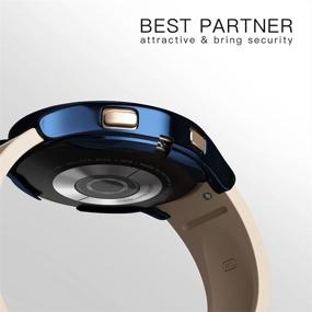 img 2 attached to [2Pack] AWINNER Compatible For Samsung Galaxy Watch 4 Screen Protector Case