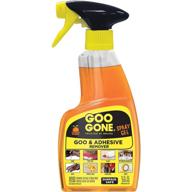 goo gone adhesive remover original spray gel - versatile solution to remove chewing gum, grease, tar, stickers, labels & more - 12 ounce logo