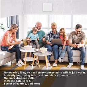 img 1 attached to 📶 Enhance Cellular Signal at Home: Band 2/5/13/25/26 Cell Phone Signal Booster with 5G and Multi-Carrier Support - Boost GSM, CDMA, 4G LTE Voice and Data for AT&T, Verizon, Sprint, and More!