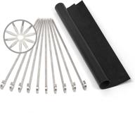 zeeap stainless steel skewers inch logo