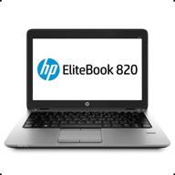 💻 renewed hp elitebook 820 g2 laptop - 12.5in intel core i5-5300u, 8gb ram, 256gb ssd, windows 10 pro 64bit logo