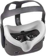 👀 enhanced devansi vr eye silicone cover for oculus quest: sweatproof, lightproof, non-leakage, with breathable lines logo