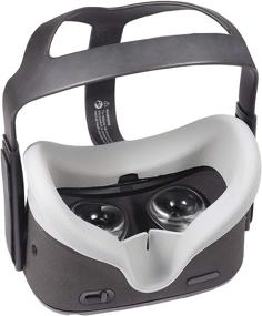 img 4 attached to 👀 Enhanced Devansi VR Eye Silicone Cover for Oculus Quest: Sweatproof, Lightproof, Non-Leakage, with Breathable Lines