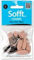 🎨 sofft tool 62003 no. 3 oval sponge covers - упаковка из 10 шт. для панпастелей для художников: улучшите ваши художественные творения с помощью точного и удобного нанесения. логотип