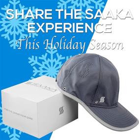 img 3 attached to Stay Cool and Dry with the SAAKA Lightweight Sports Hat for Men: Perfect for Running, Tennis, Golf, and Working Out!