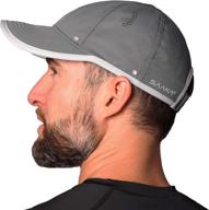 stay cool and dry with the saaka lightweight sports hat for men: perfect for running, tennis, golf, and working out! logo