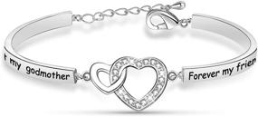 img 4 attached to Forever Friends: Christian Jewelry for Godmothers - Perfect Gift from a Goddaughter/Godson