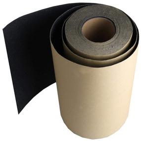 img 4 attached to 🛹 Black Skateboard Grip Tape Sheet - 11" x 60ft - Waterproof, Bubble Free, Scooter Longboard Griptape - Suitable for Stairs, Rollerboard, Gun Pedal, Wheelchair Steps - ZUEXT (27x1828cm)