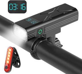 img 4 attached to Rechargeable Headlight Digital Display Bicycles