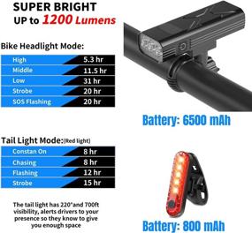 img 3 attached to Rechargeable Headlight Digital Display Bicycles