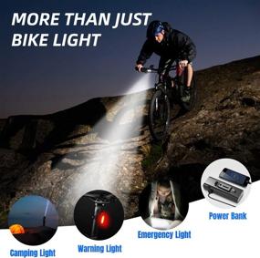 img 1 attached to Rechargeable Headlight Digital Display Bicycles