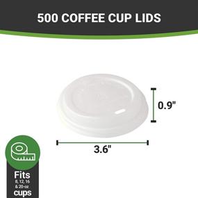 img 1 attached to White Coffee Plastic Compostable Beverage