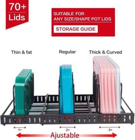 img 3 attached to Expandable Container Organizer Adjustable Detachable Storage & Organization