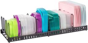 img 4 attached to Expandable Container Organizer Adjustable Detachable Storage & Organization