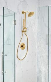 img 1 attached to 🚿 Moen T2191BG Align Posi-Temp Pressure Balancing Tub and Shower Valve Trim Kit, Valve Required, Brushed Gold