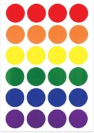 sticker adhesive stickers assorted colors circles logo