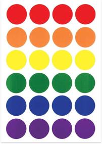 img 1 attached to Sticker Adhesive Stickers Assorted Colors Circles