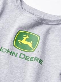 img 2 attached to 🌸 Милый и удобный: футболка для маленьких девочек John Deere - идеальное сочетание стиля и комфорта.