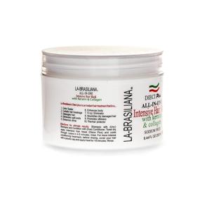 img 3 attached to Revitalize Your Hair with La-Brasiliana Dieci Plus All-in-One Intensive Hair Mask - 8.44 fl.oz.