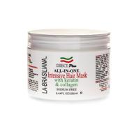 revitalize your hair with la-brasiliana dieci plus all-in-one intensive hair mask - 8.44 fl.oz. logo