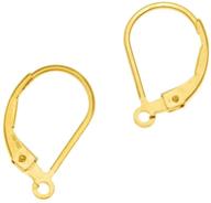 exquisite beadaholique 14k gold filled lever back earrings - luxurious style and perfect fit! logo