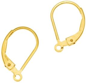 img 1 attached to Exquisite Beadaholique 14K Gold Filled Lever Back Earrings - Luxurious style and perfect fit!