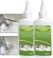 🧼 mold remover cleaning gel for household cleaner - black mold stain removal on wall tiles, grout, and sealant - effective bathroom cleaning for home and kitchen sinks (2 pack) logo