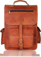 🎒 genuine leather picnic rucksack backpack logo