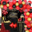 birthday decorations women backdrop balloon logo