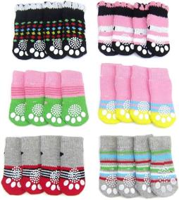 img 3 attached to Alfie Pet Indoor Anti Slip Cotton Dogs