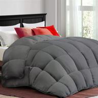 🌬️ coonp all season queen comforter: cooling down alternative quilted duvet insert for year-round comfort logo