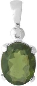 img 3 attached to Starborn Carat Faceted Moldavite Pendant